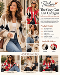 The Cozy Geo Knit Cardigan