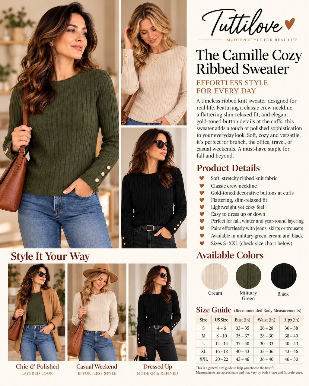 The Camille Cozy Sweater