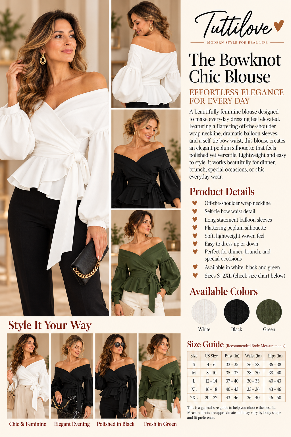 The Bowknot Chic Blouse
