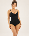 Deep V Bodysuit with Push-Up & Tummy Control