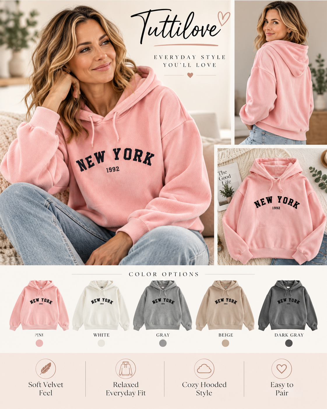 The Manhattan New York Graphic Hoodie.