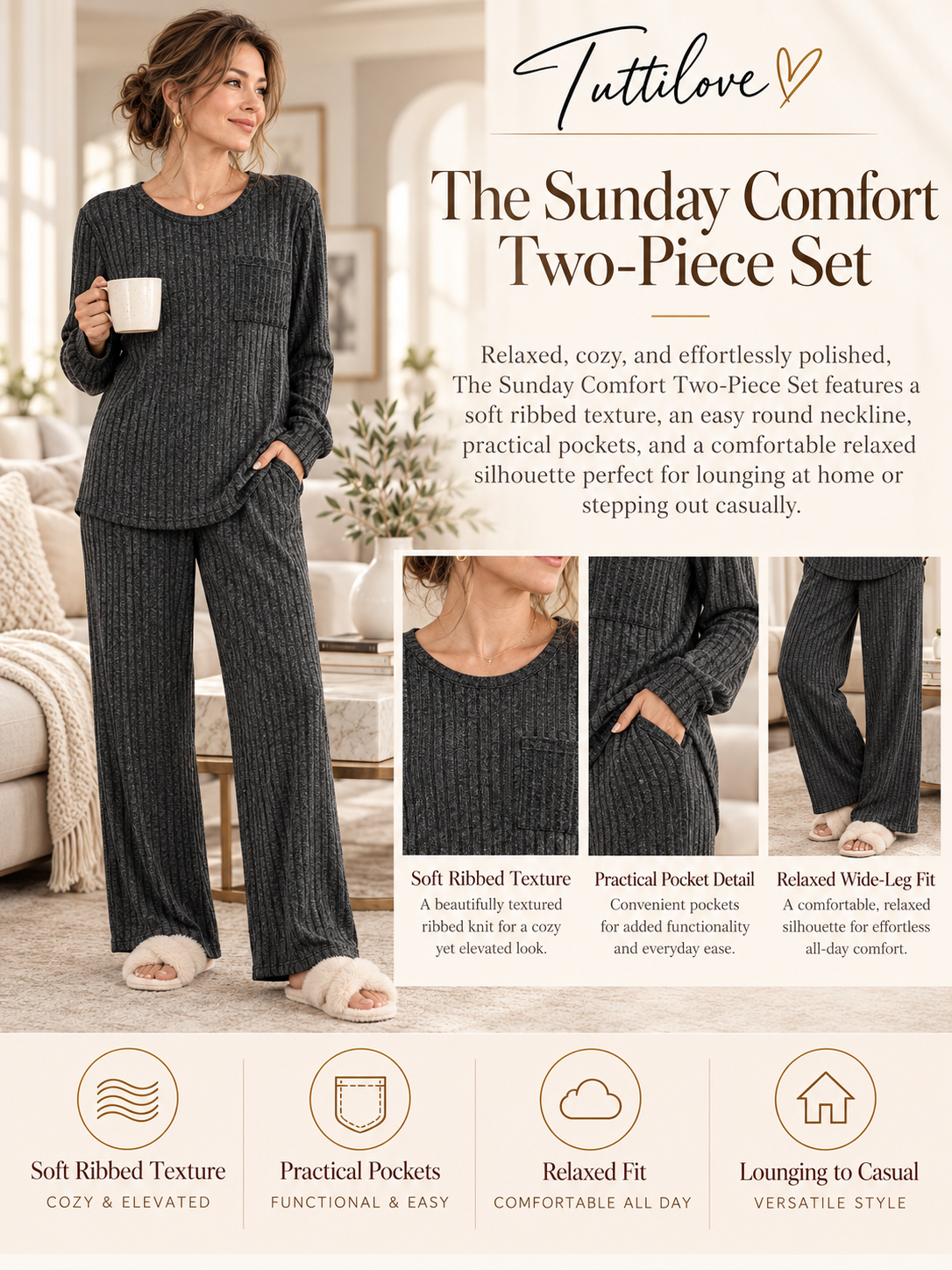 Sunday Comfort Two-Piece Set