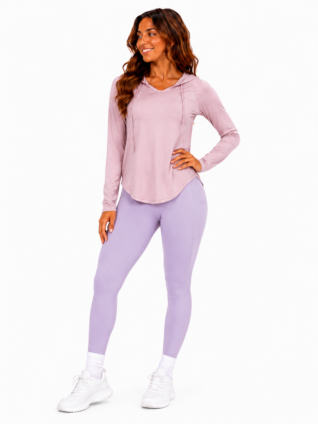 AirFlow Women's Hooded Yoga & Running Tee