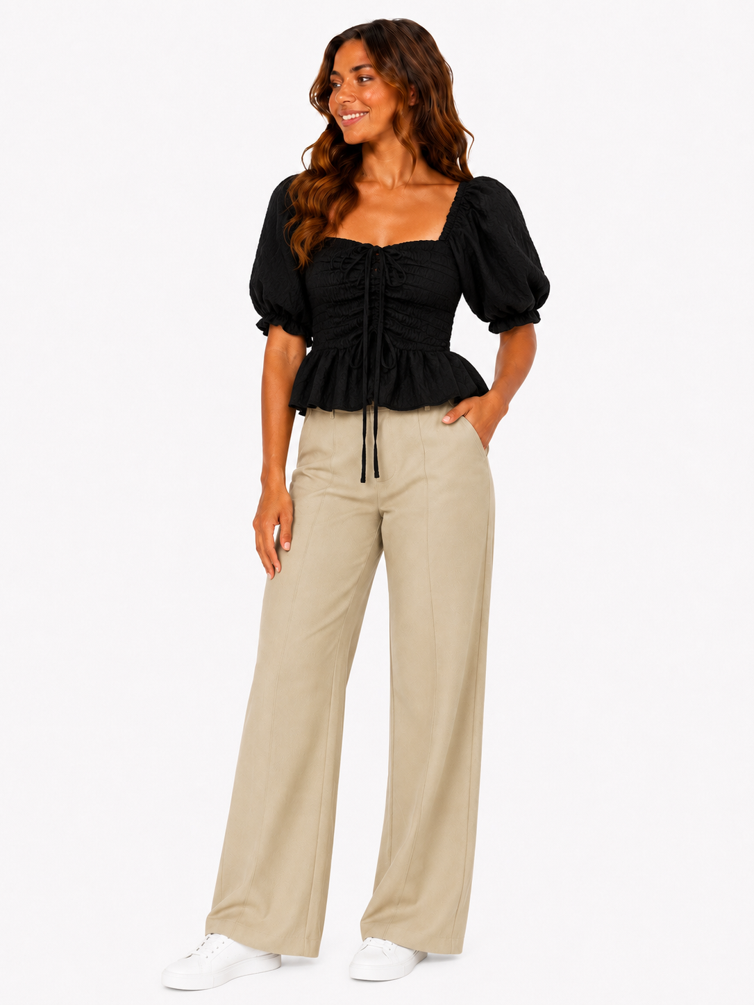Bella Flare Blouse Top