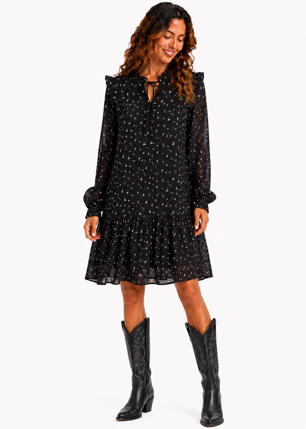 Garden Rose Chic Dress