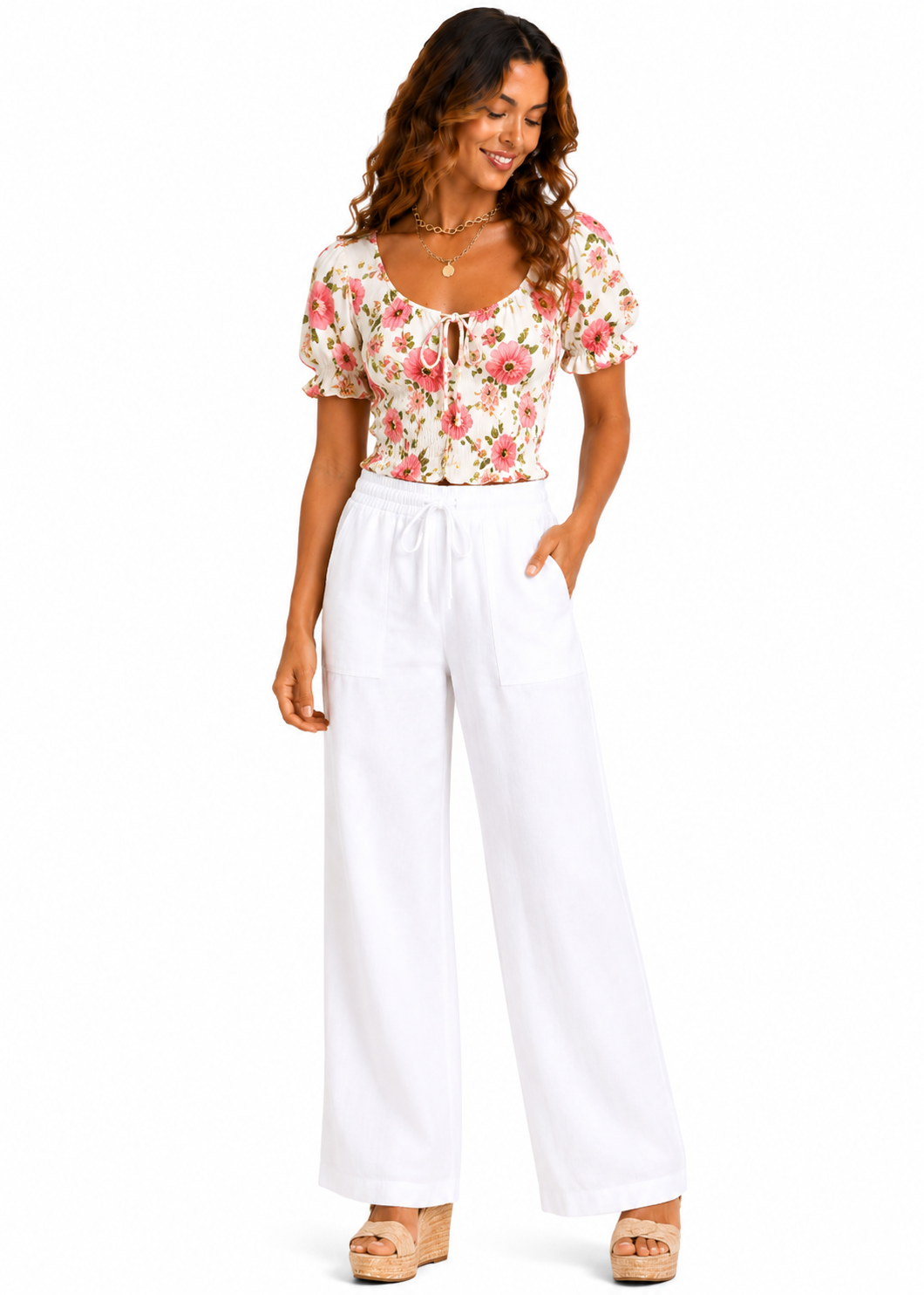 Valencia Luxe Pants — The Signature Flow Linen Collection