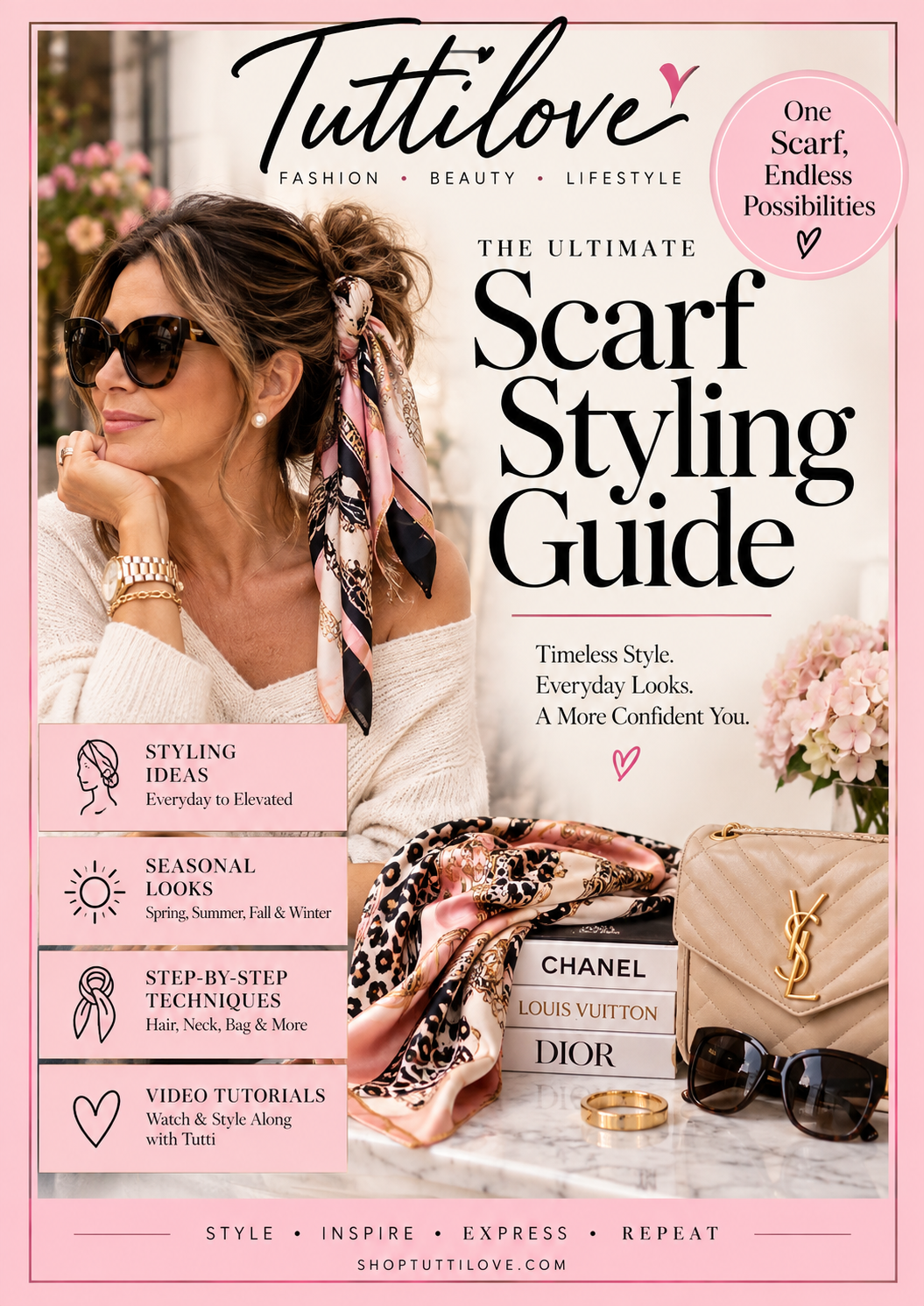 The Tuttilove Scarf Style Guide: 8 Ways to Wear Your Scarf