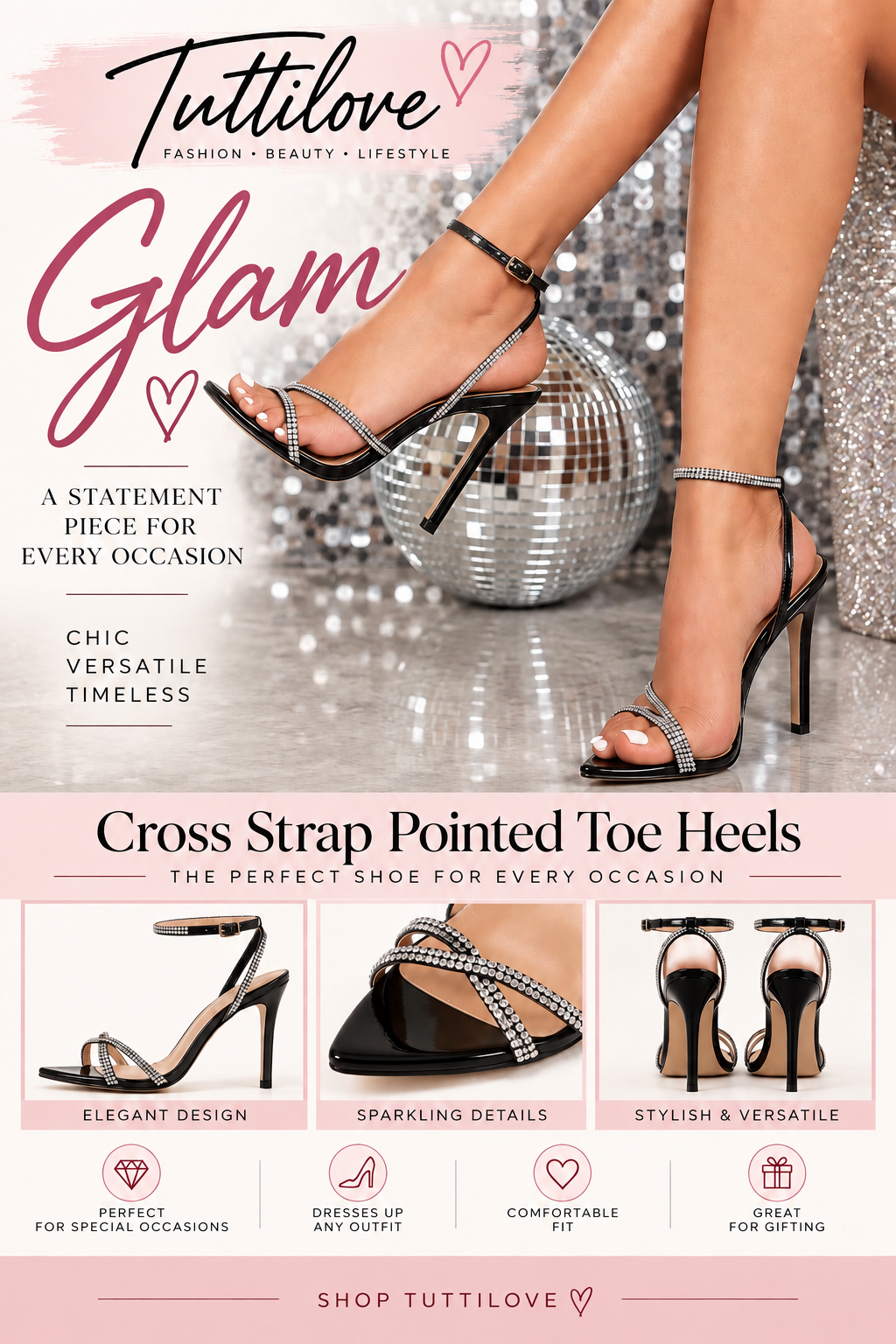 The After Dark Strappy Heel