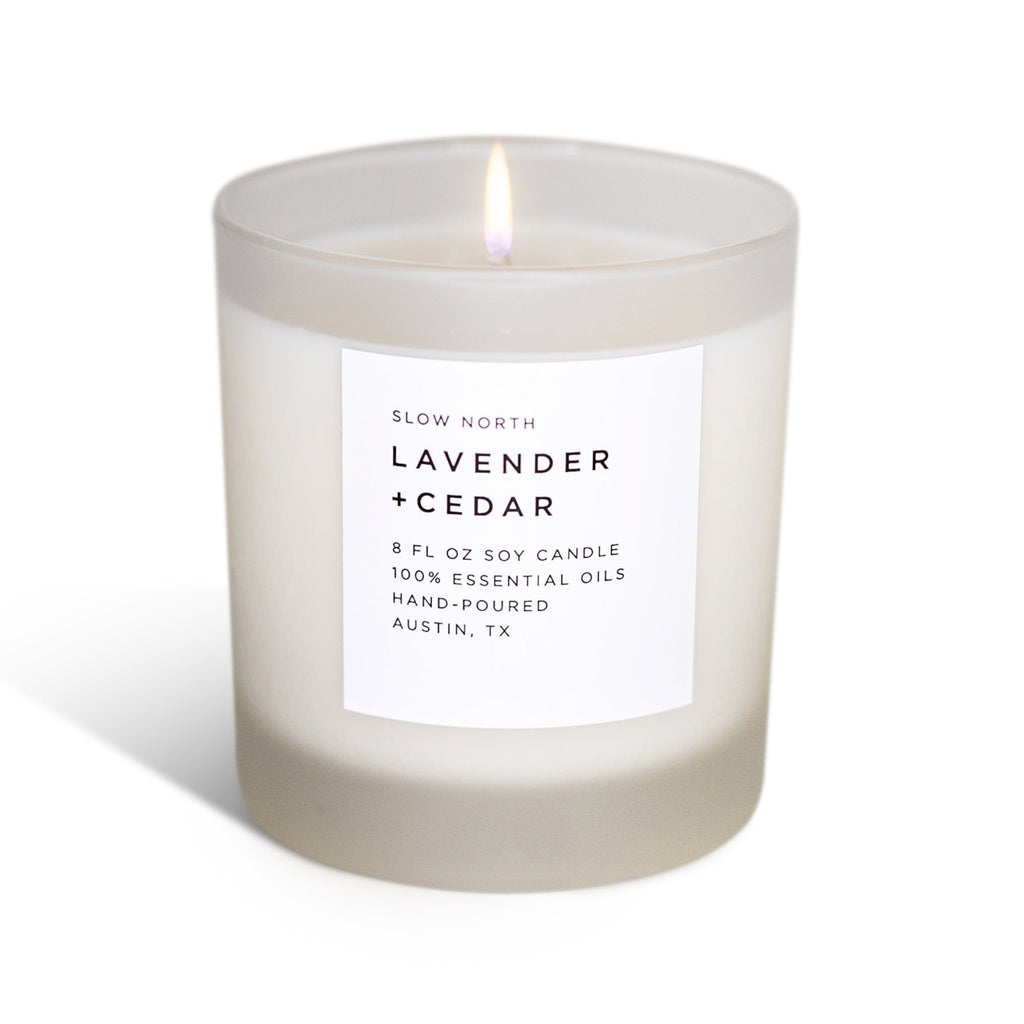 The Tranquil Chic Lavender + Cedar - Signature Candle- The Chica Chic Collection