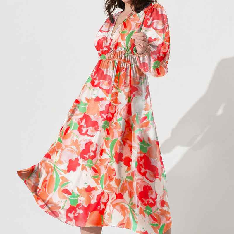 Bohemian Rose Chic Dress