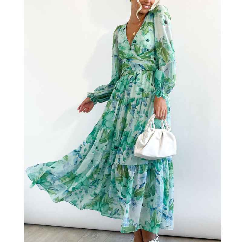 Bohemian Rose Chic Dress