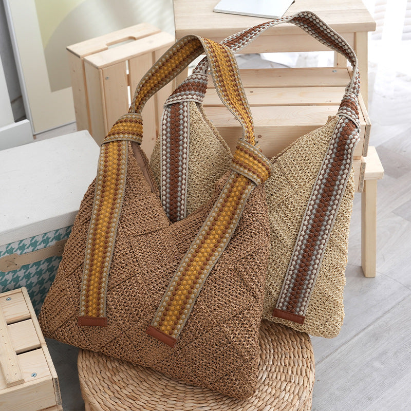 The Adriana Signature Woven Bag