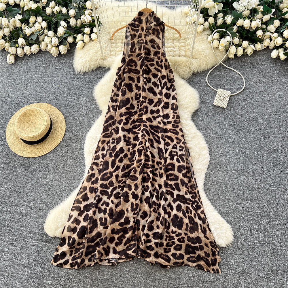 Vintage Leopard Chica Dress