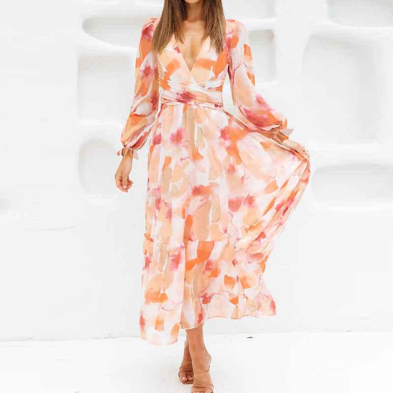 Bohemian Rose Chic Dress