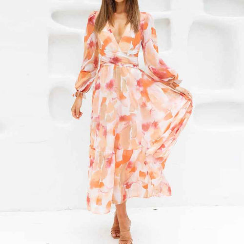 Bohemian Rose Chic Dress
