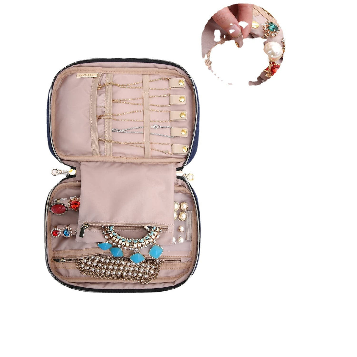 Amélie Travel Jewelry Organizer
