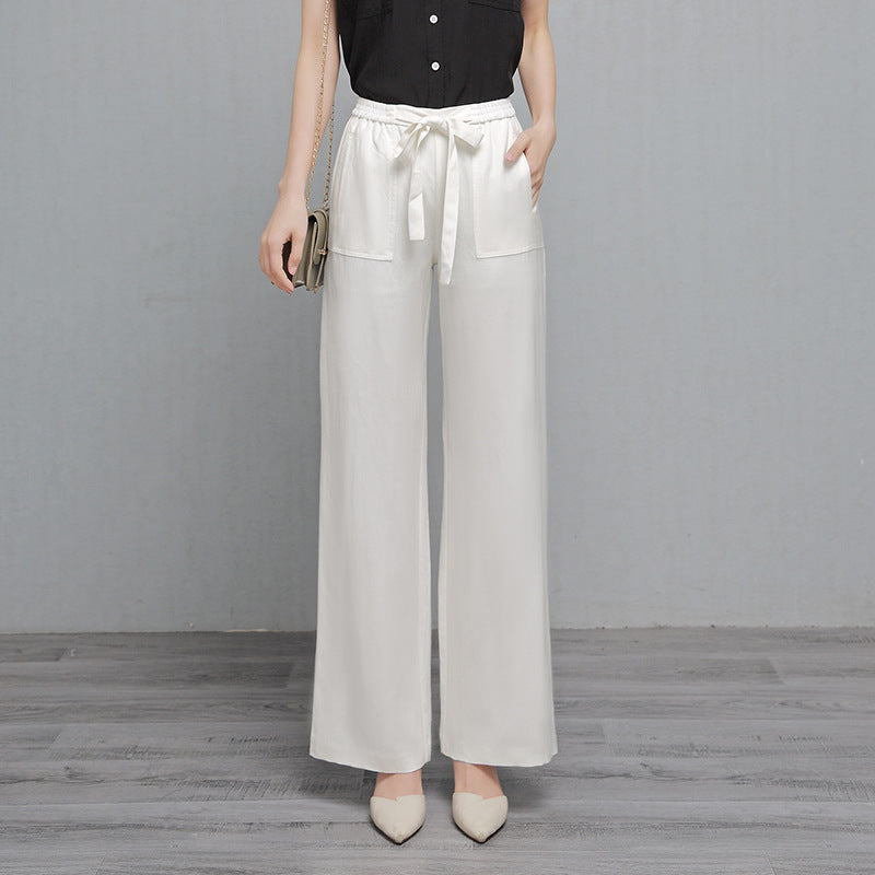 Valencia Luxe Pants — The Signature Flow Linen Collection