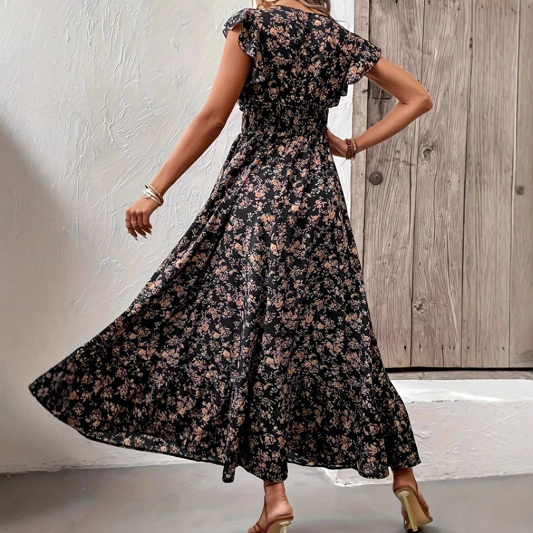 French Floral Dress