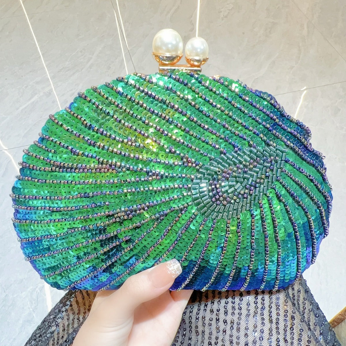 The Elegant Mermaid Retro Clutch