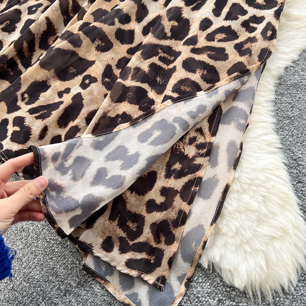 Vintage Leopard Chica Dress