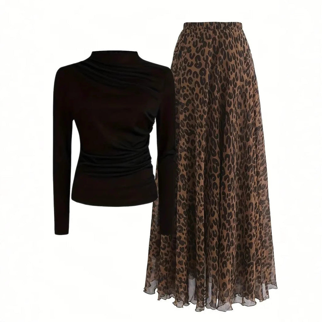 Leopard Luxe Two-Piece Set 🍂
