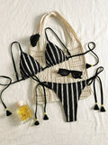 Bikini Set Special Multi color Double Strap Swimsuit Women's Bathing Suit