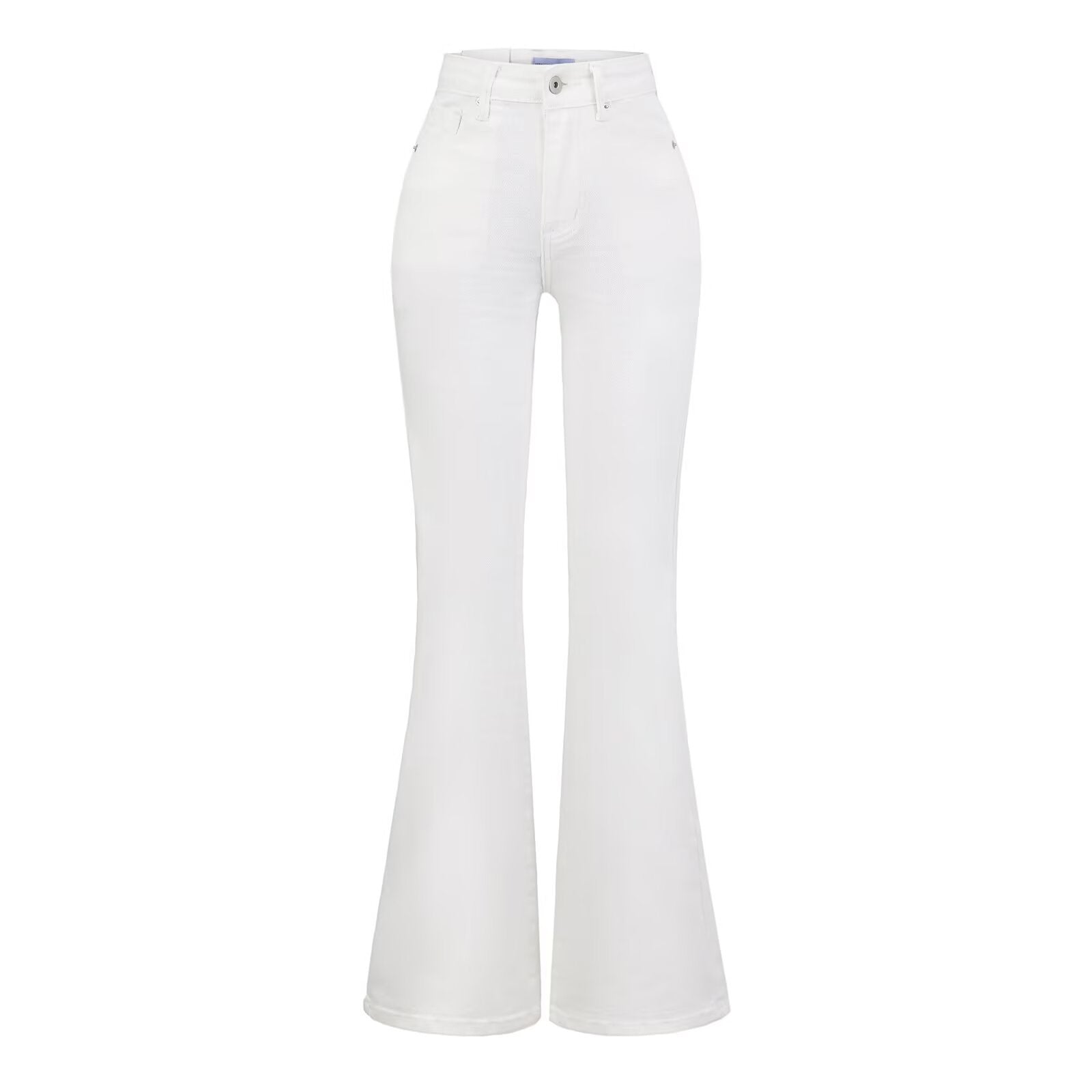 Margot Robbie Light Blue High Waist Slim Fit Bootcut Jeans