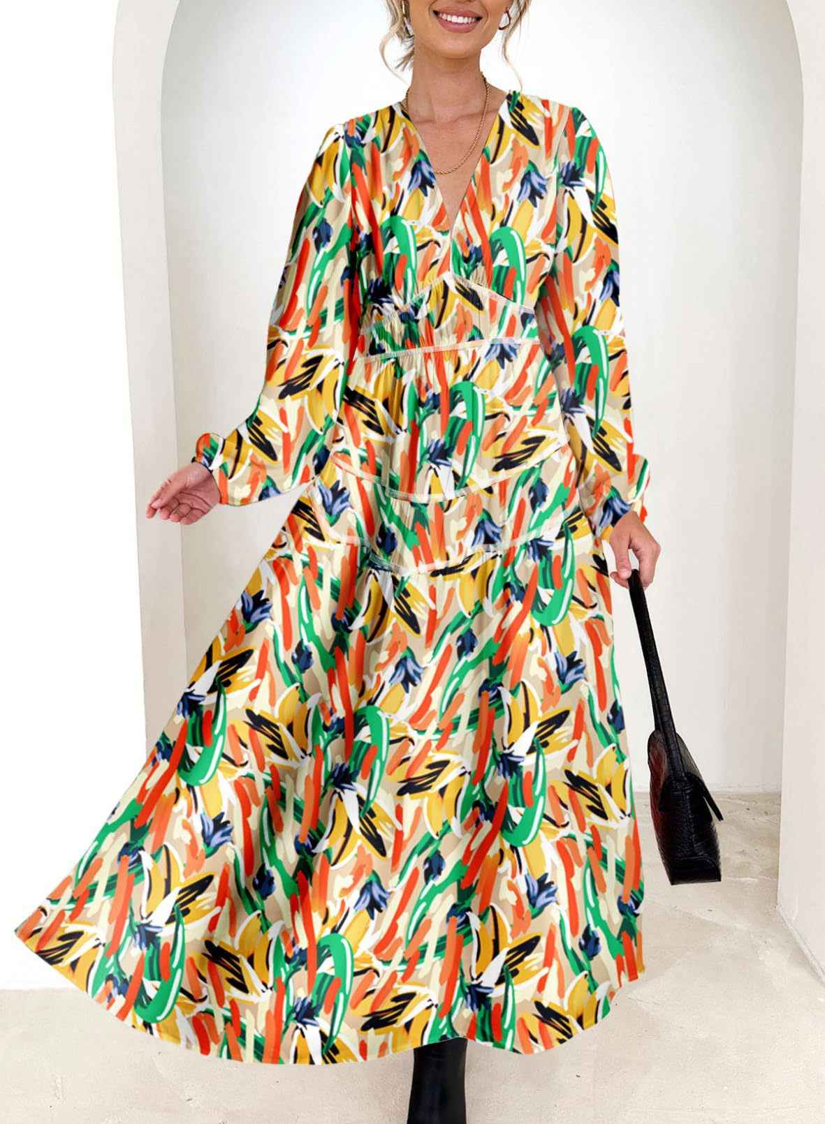 Bohemian Rose Chic Dress