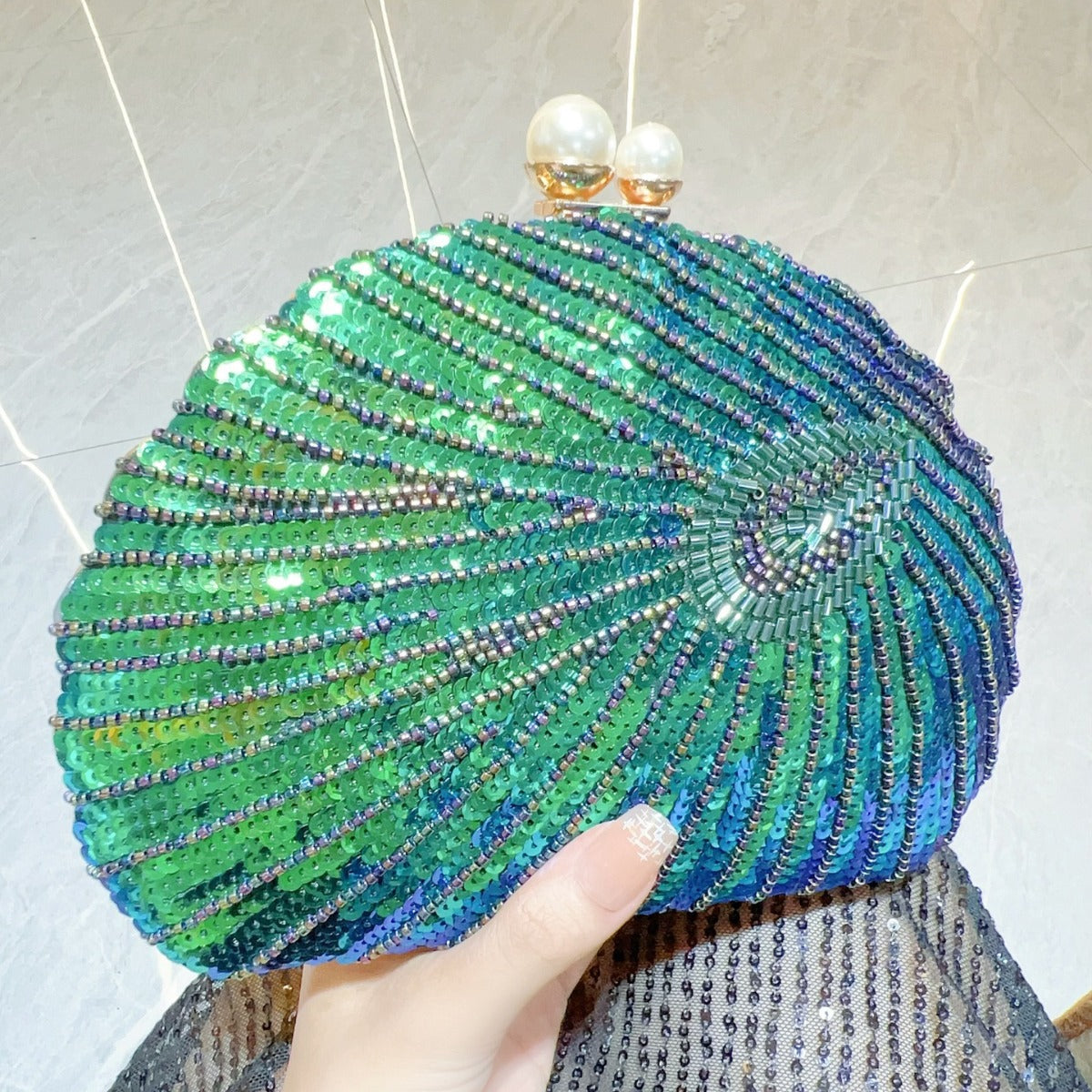 The Elegant Mermaid Retro Clutch