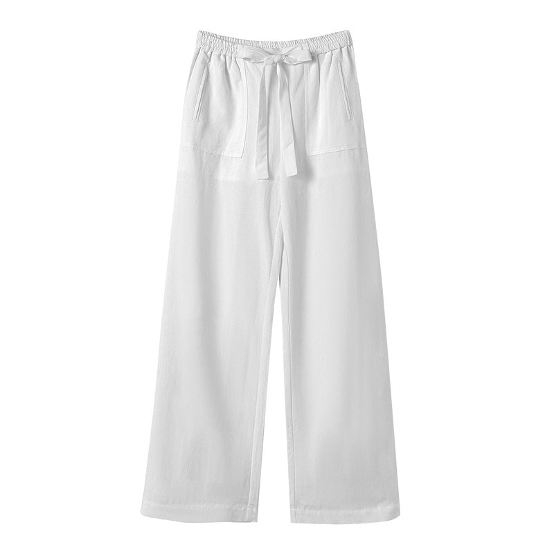 Valencia Luxe Pants — The Signature Flow Linen Collection