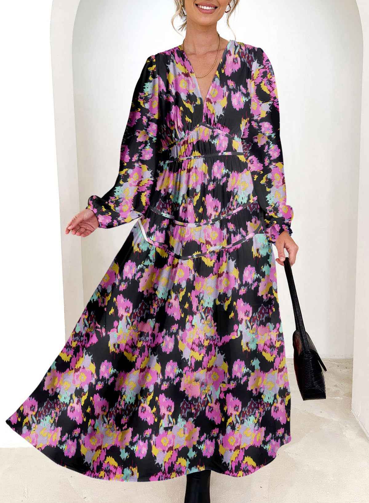 Bohemian Rose Chic Dress