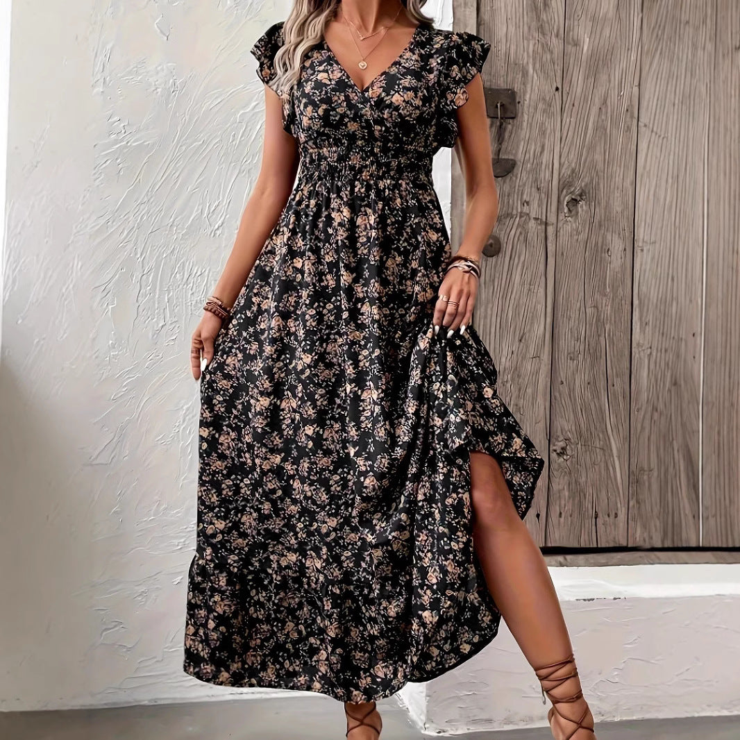 French Floral Dress