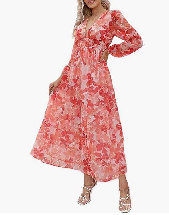 Bohemian Rose Chic Dress