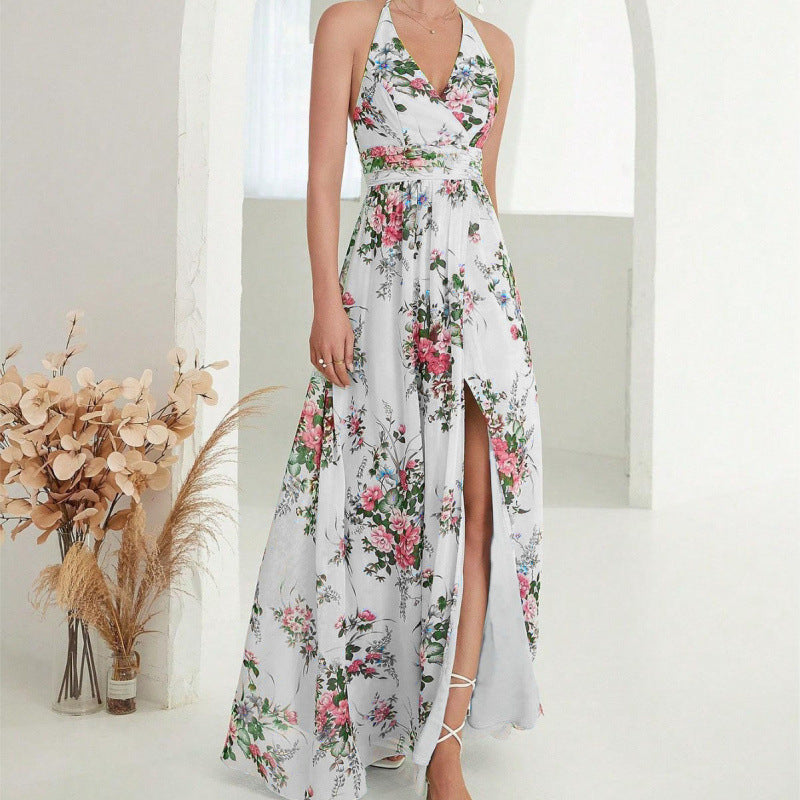 The Serena Halter Maxi Dress