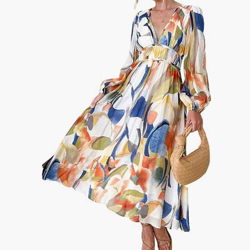 Bohemian Rose Chic Dress