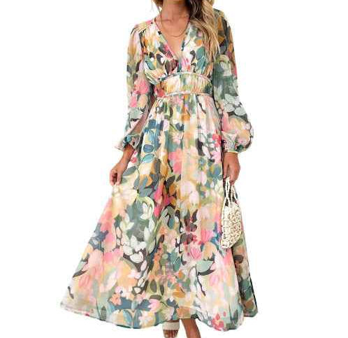 Bohemian Rose Chic Dress
