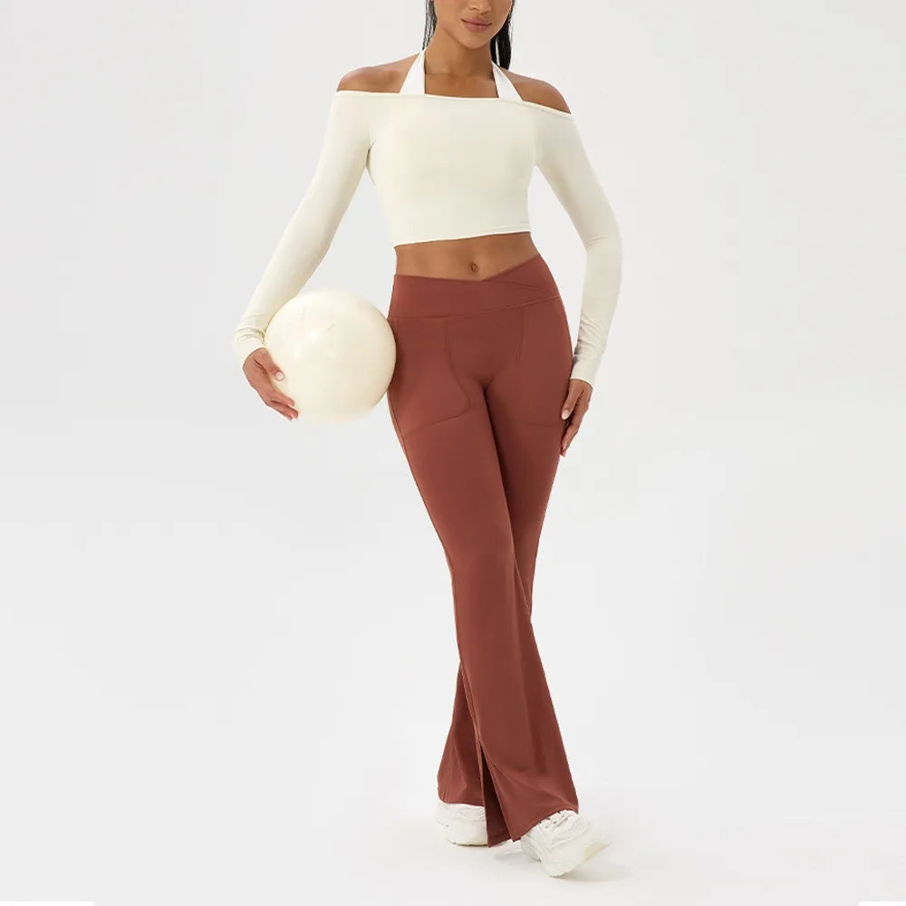 The Relax & Renew Yoga Crop Top