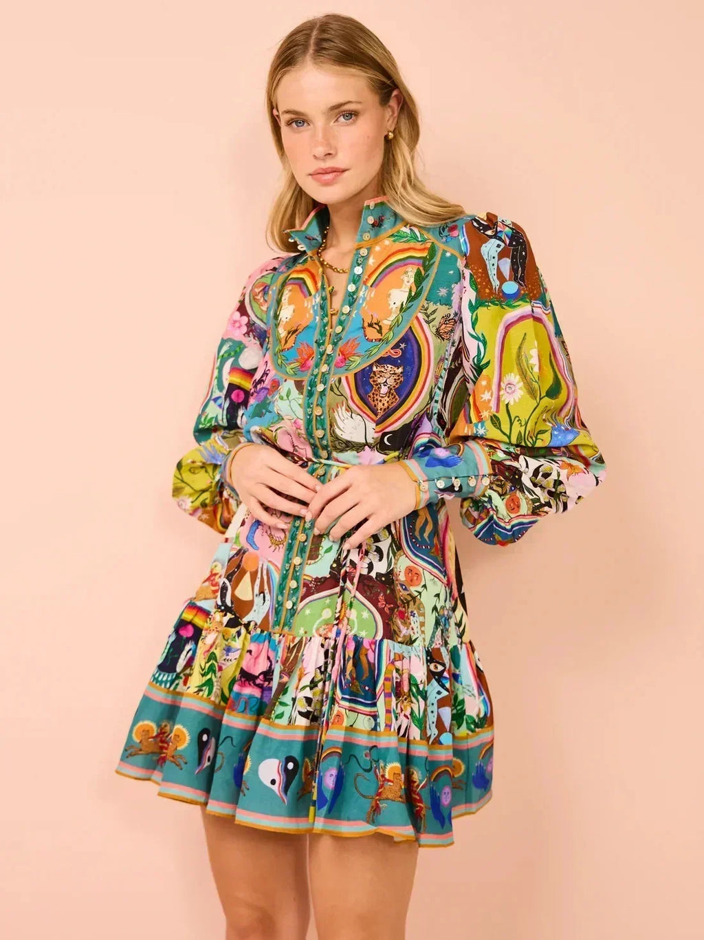 Moonlit Rose Ann Dress