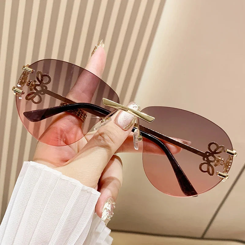 The Mykonos Frameless Sunglasses