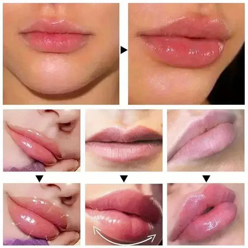 1/2Pcs Ginger And Mint Lip Plumper Oil Radiant,Plumping Lip Volumizing Serum for Smoother,Fuller Lips for Youthful and Sexy Look