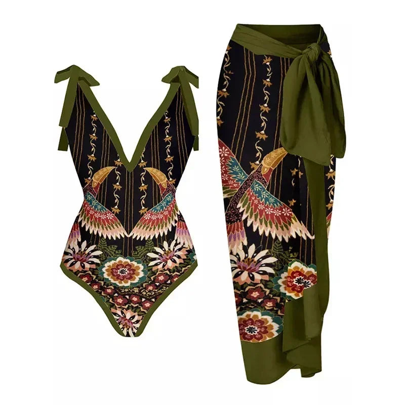 Tulum Brazilian Swimsuit Set- The Summer Glow Collection