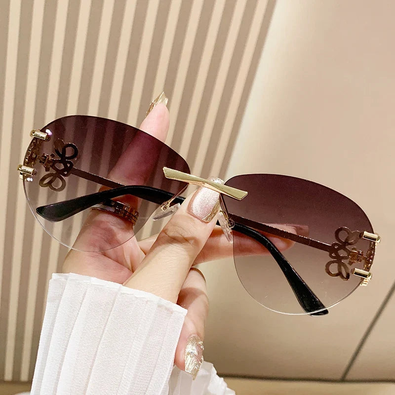 The Mykonos Frameless Sunglasses