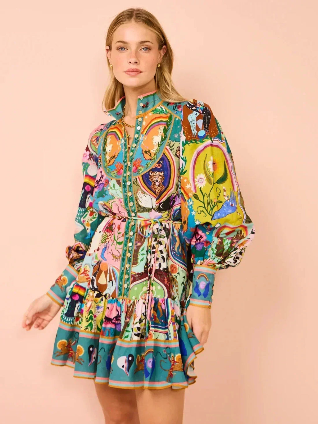 Moonlit Rose Ann Dress