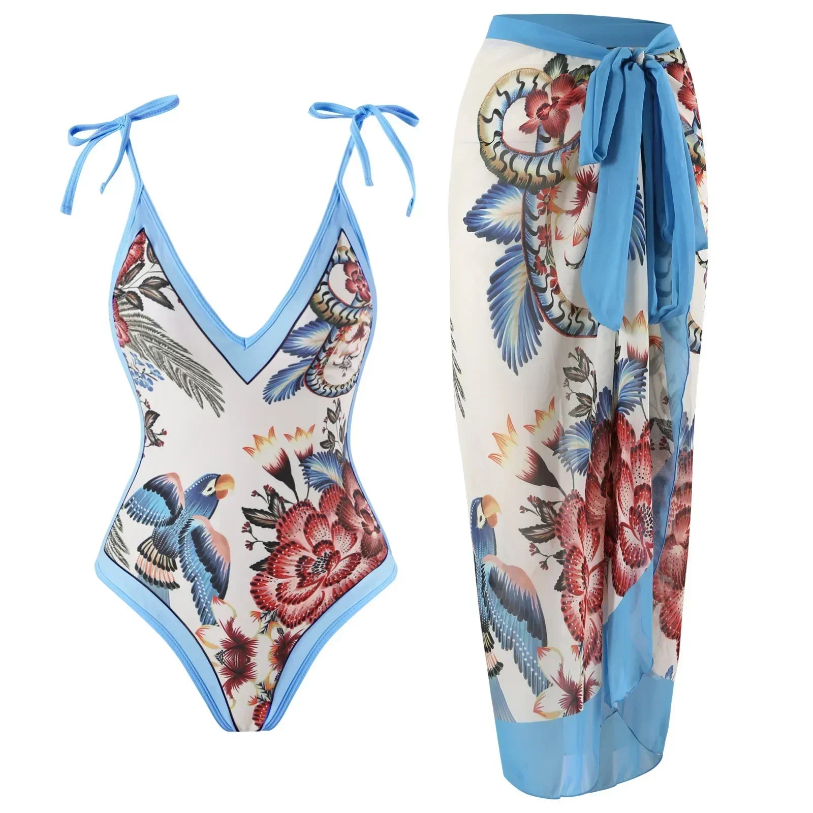 Tulum Brazilian Swimsuit Set- The Summer Glow Collection
