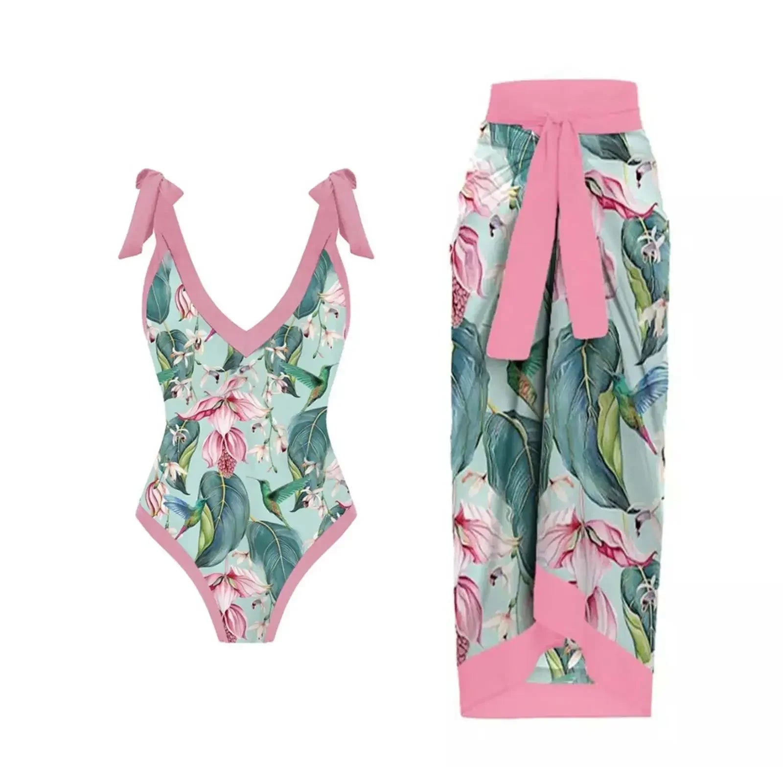 Tulum Brazilian Swimsuit Set- The Summer Glow Collection