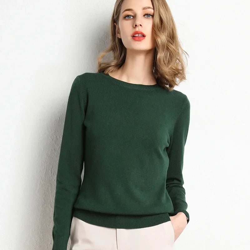 Mariana Slim O-Neck Sweater