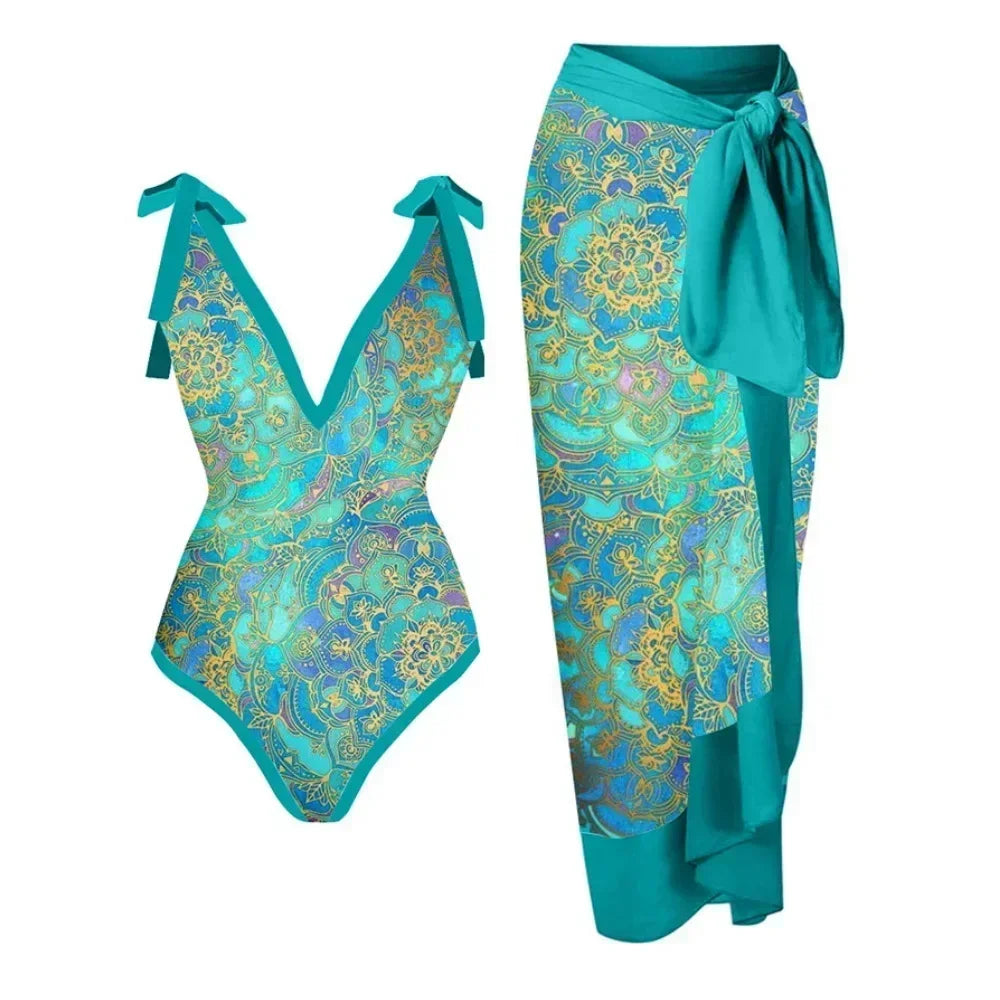 Tulum Brazilian Swimsuit Set- The Summer Glow Collection