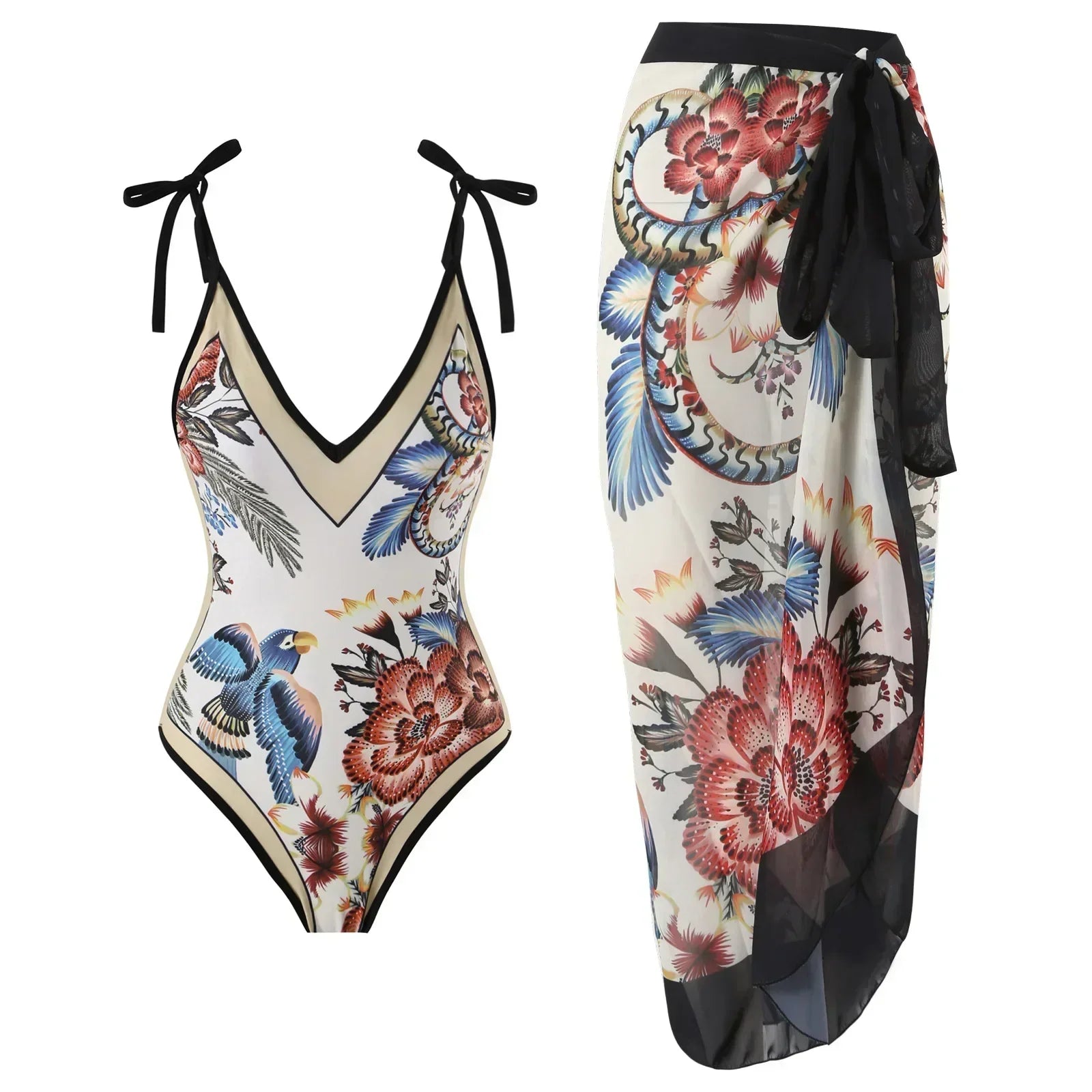 Tulum Brazilian Swimsuit Set- The Summer Glow Collection