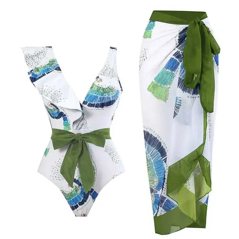 Tulum Brazilian Swimsuit Set- The Summer Glow Collection