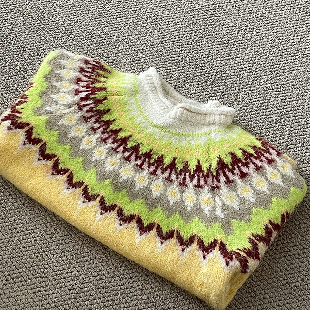 Jasmine Ann Vintage Pattern Sweater